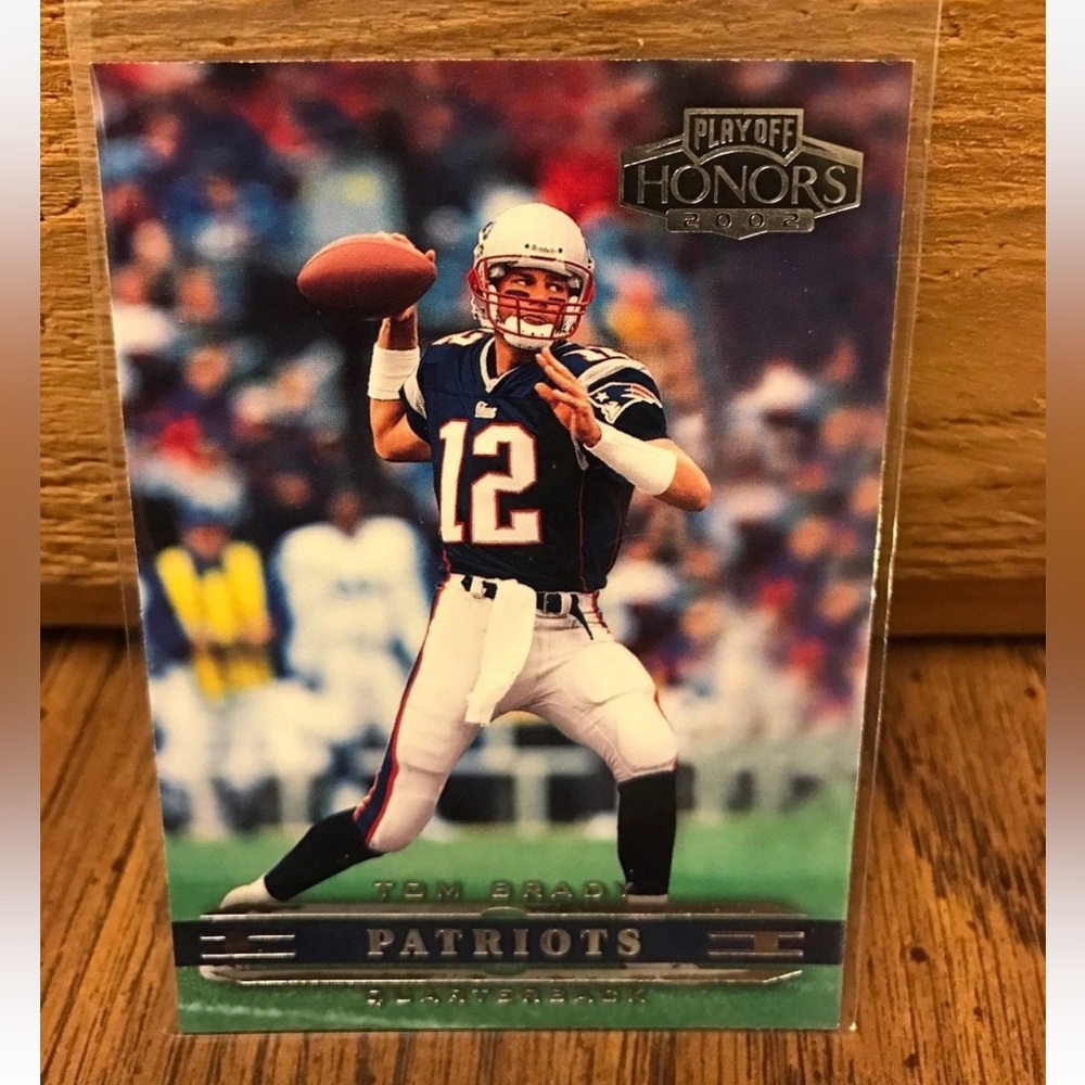 2002 playoff honors tom Brady. Patriots *